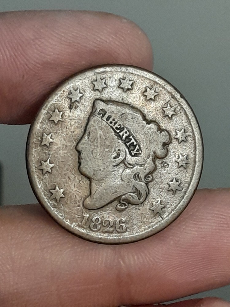1826 Coronet Head Large Cent