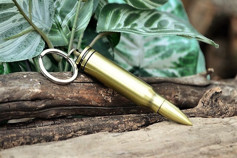 Bullet Permanent Match - Fire Starter Lighter - Camping Survival Gear Key Ring