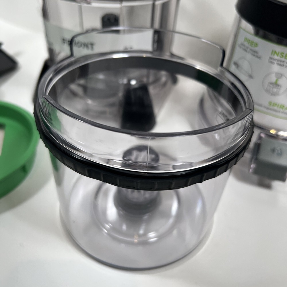 Ninja Precision Spiralizer Bowl Attachment with 1 Blade (Green)