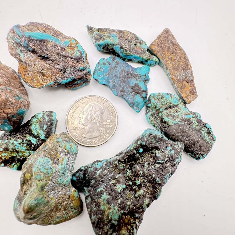 Mixed Stabilized Hubei Turquoise 103 Grams