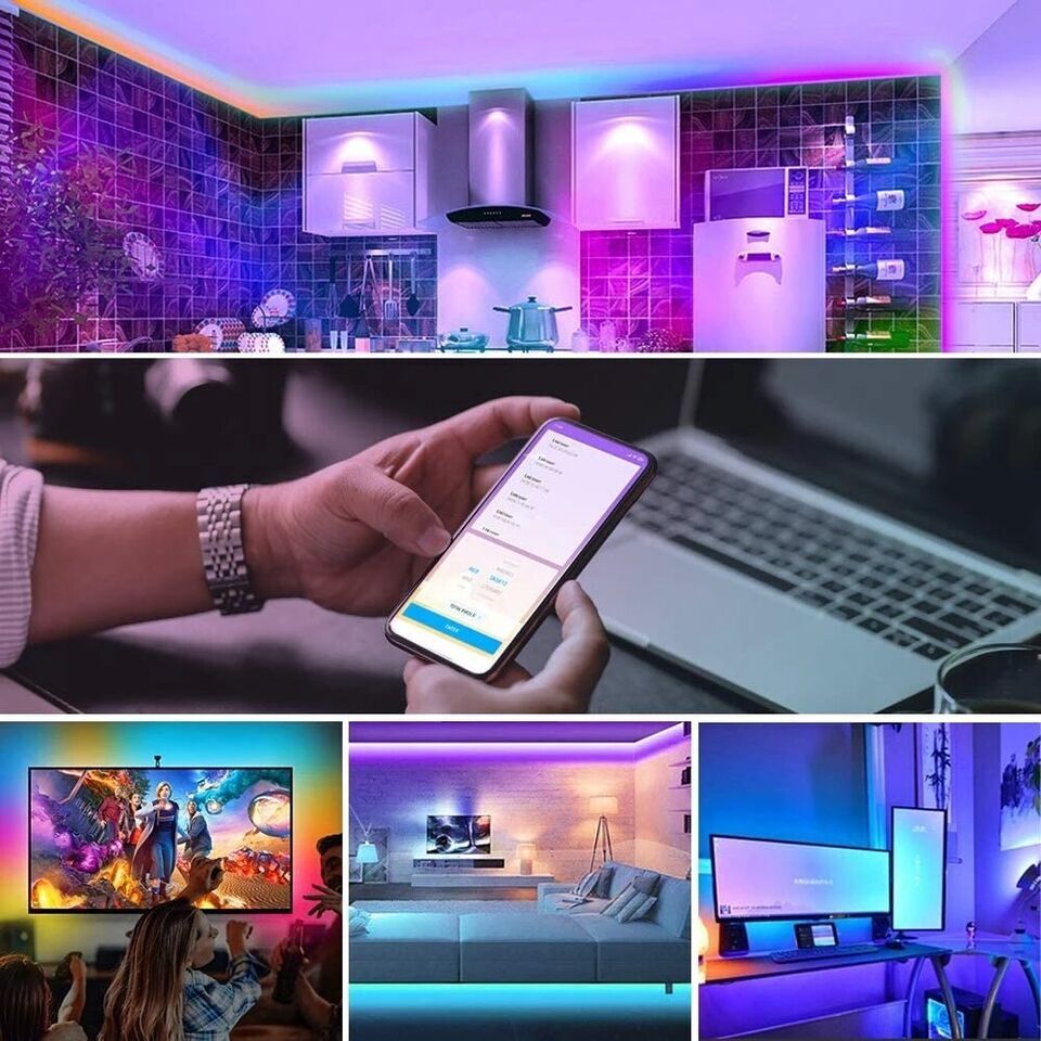 SP110E Bluetooth Controller RGB/W Lights LED Pixel Strip Smart Phone APP Control