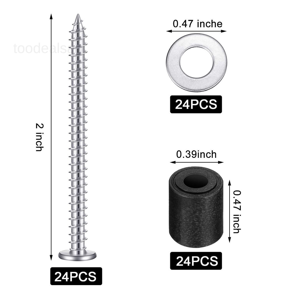 Pegboard Spacers Mounting Kit, Magnetic Pegboard Includes Screws