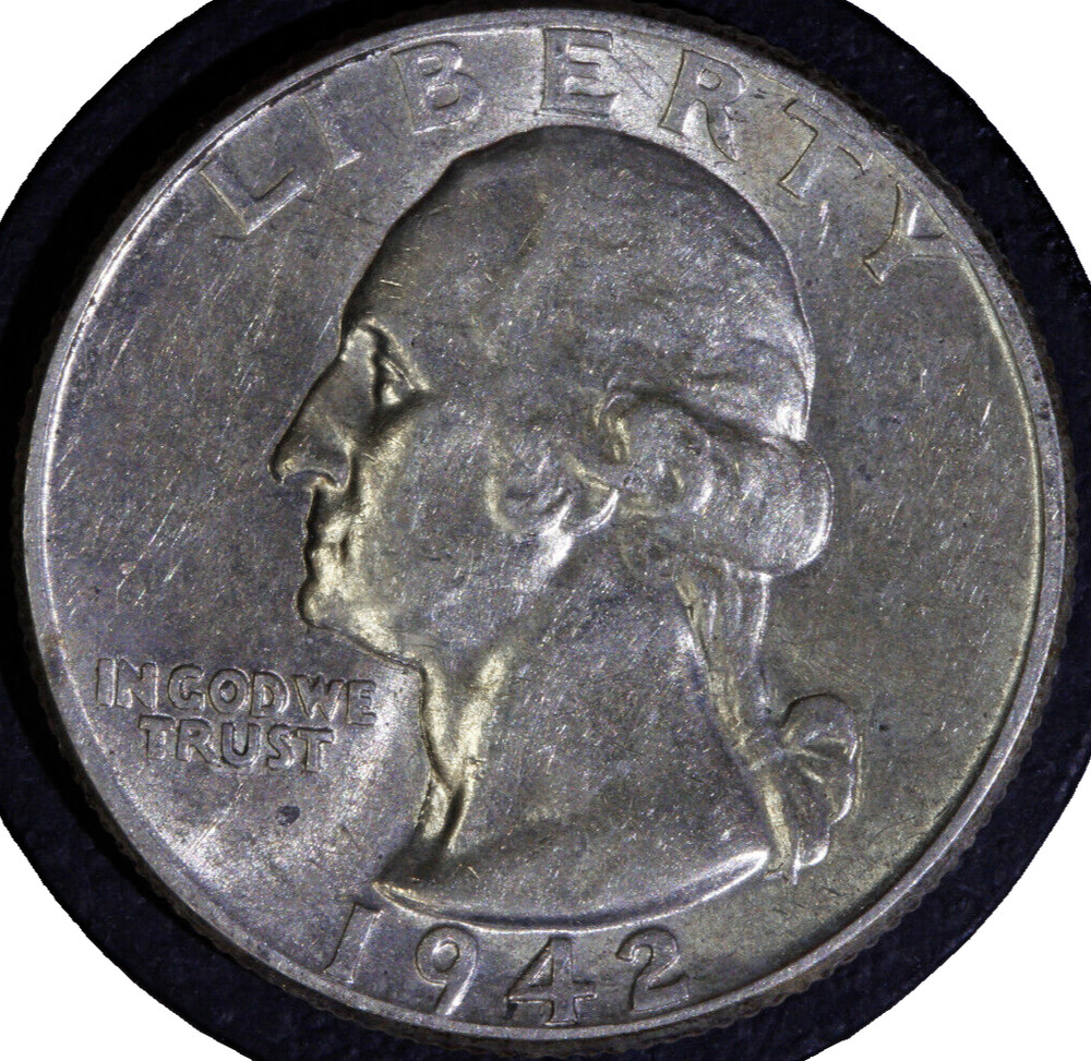 1942 Washington 25c UNC / #A