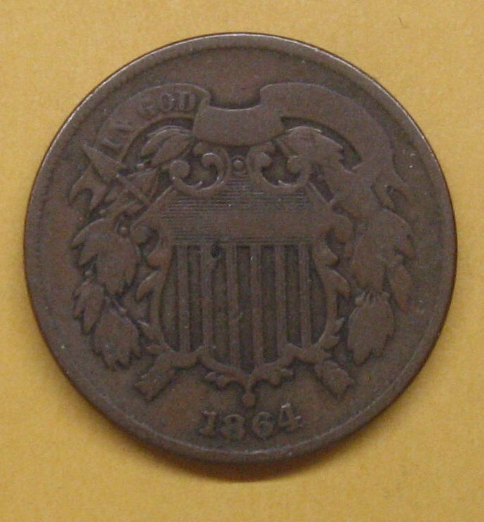1864 Two Cent Piece Take a Look