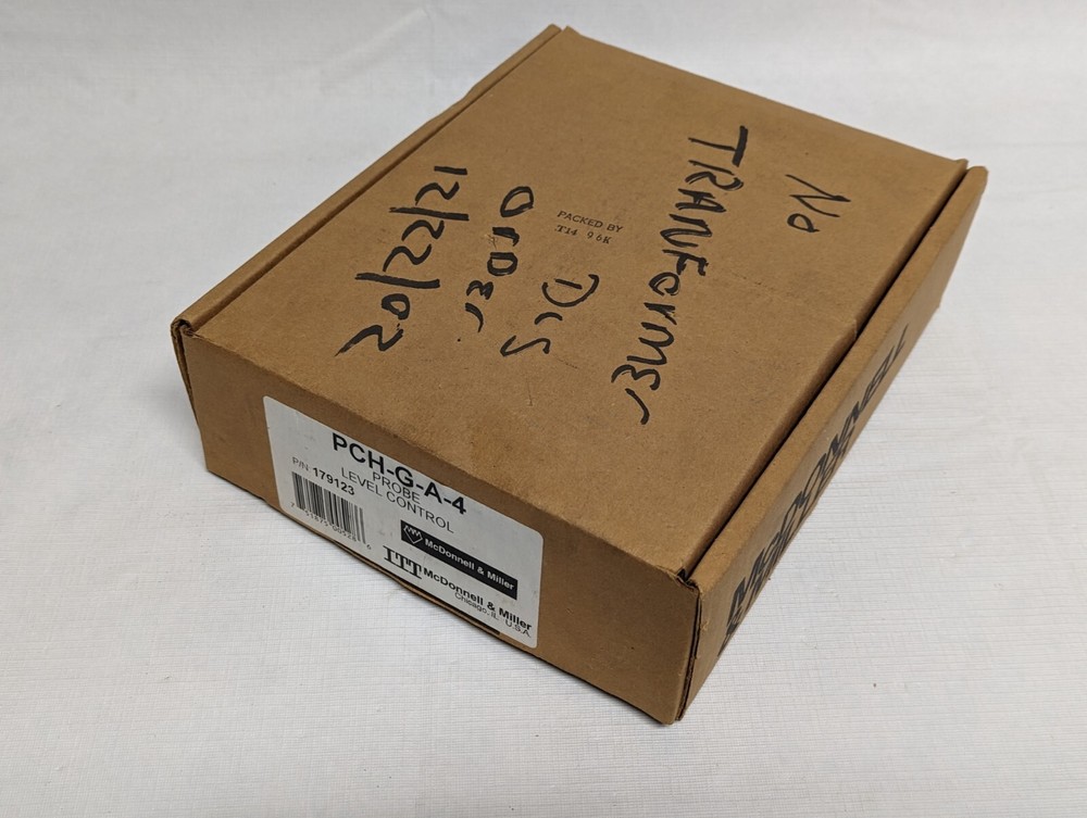 McDonnell & Miller Probe Level Control, Missing Transformer, 179123, PCH-G-A-4
