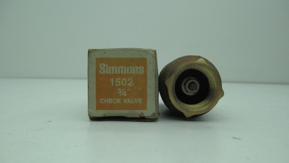 SIMMONS 1502 3/4 CHECK VALVE