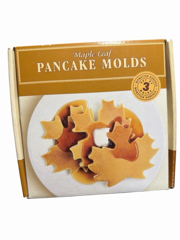 Maple Leaf Pancake Mold Set ( RARE)