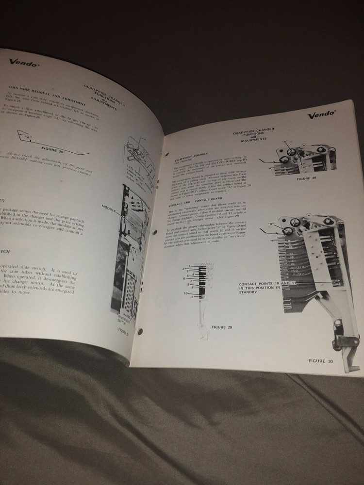 1972 Vendo Snack Mart Service Manual