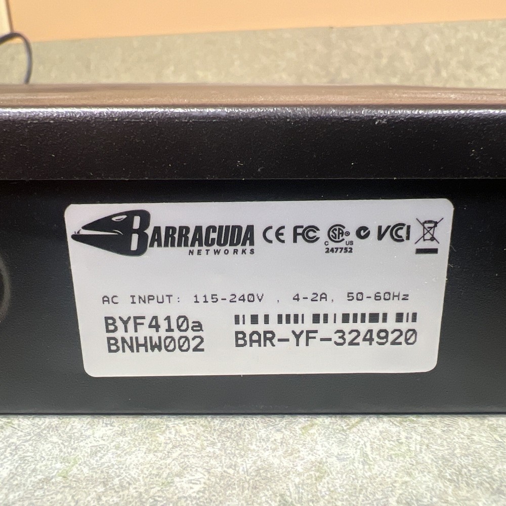 Barracuda Web Filter 410 Web Security Gateway