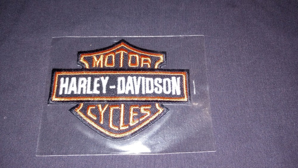 VINTAGE STYLE HARLEY DAVIDSON EMBROIDERED PATCH