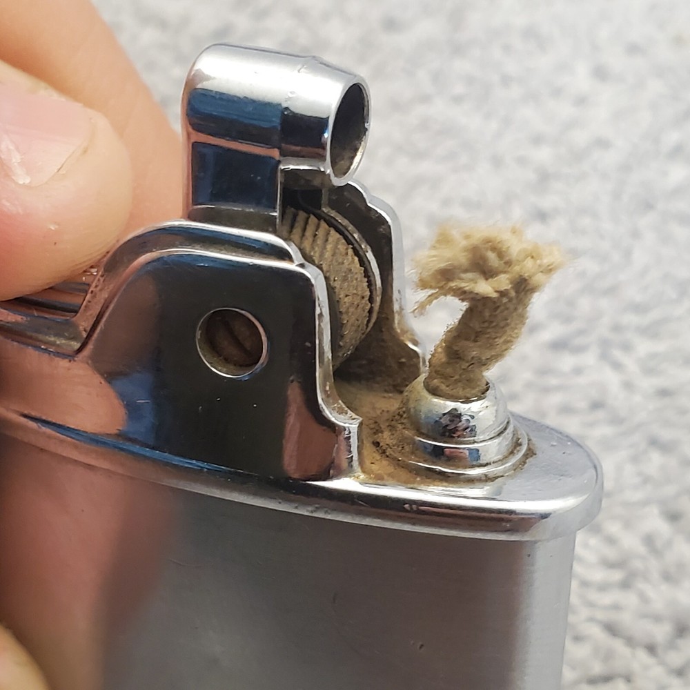 Vintage Ronson SPORT office Lighter E.D.W. ENGRAVED LIGHTER