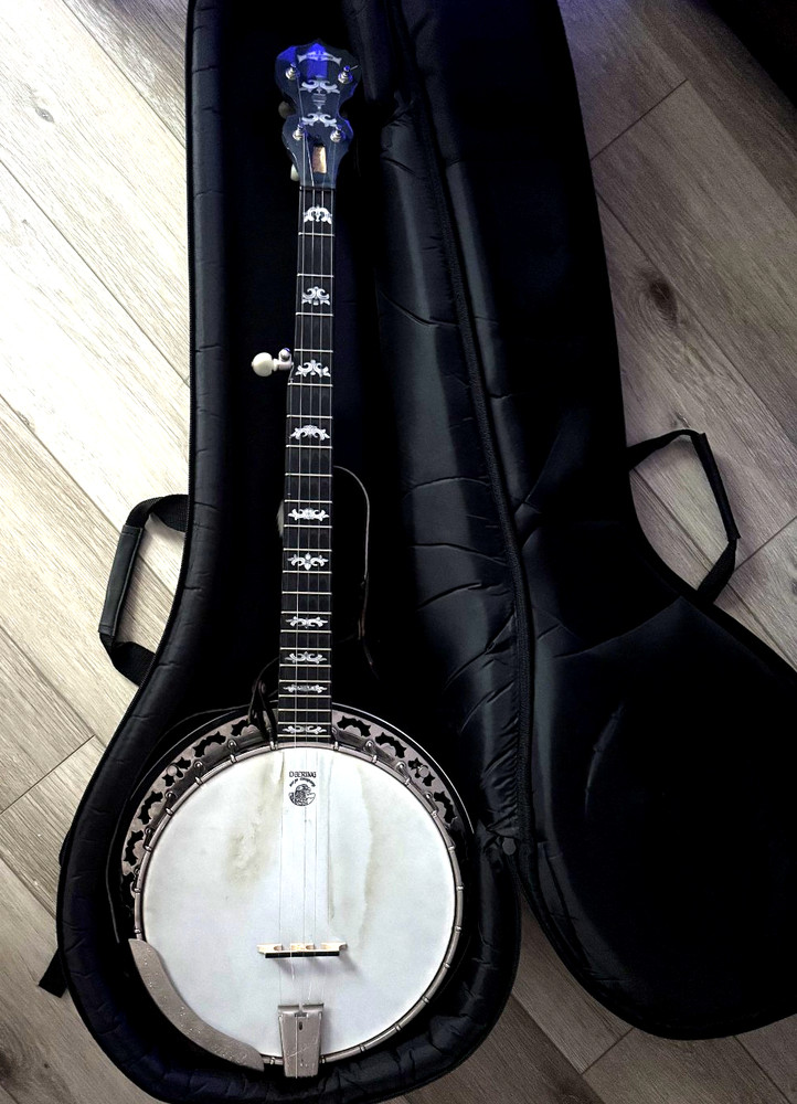 Deering Eagle II 5-String Resonator Banjo - 2014 w/professional setup
