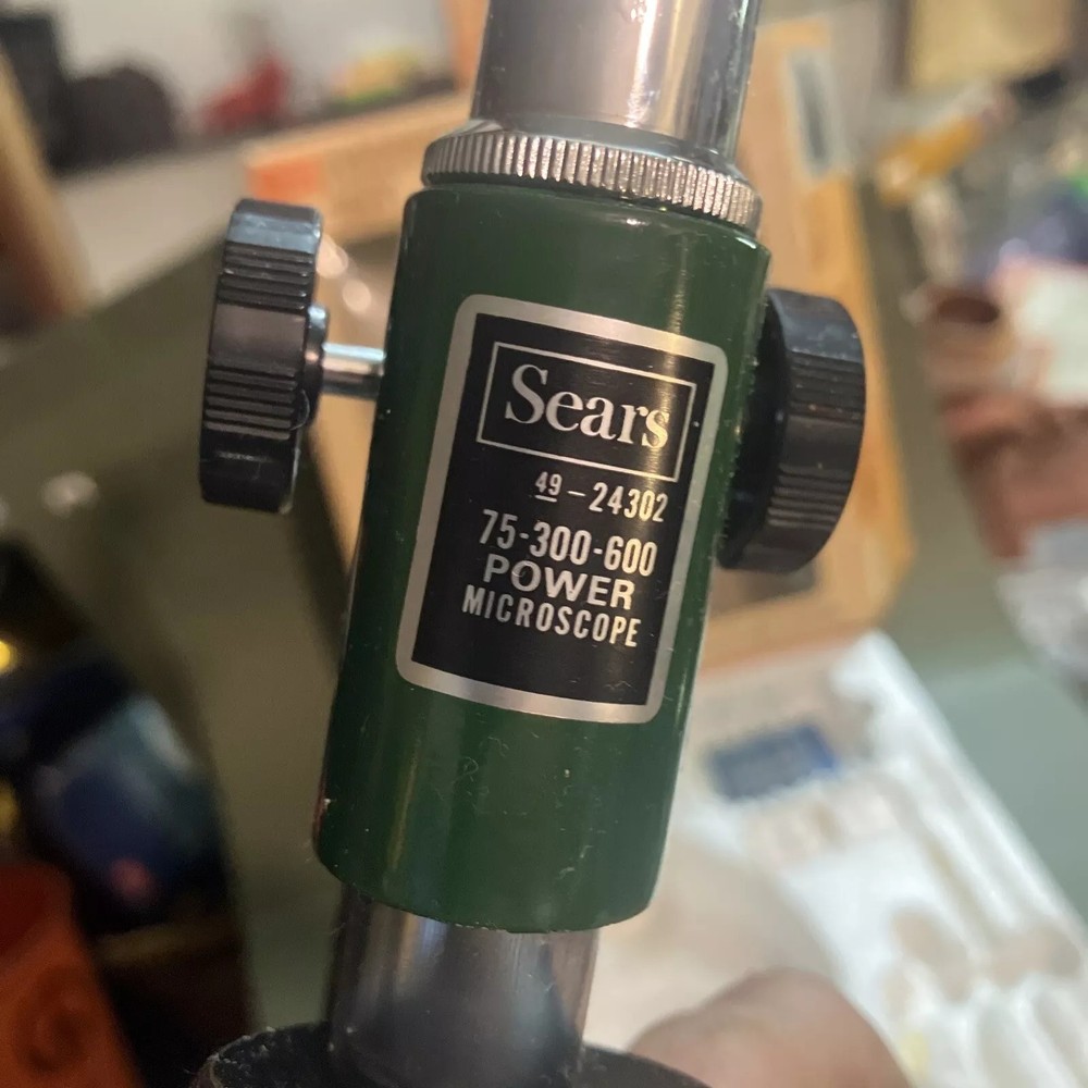 sears Green microscope 49-24302