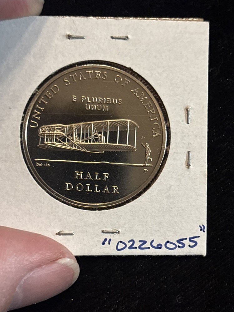 2003 First Flight Half Dollar “0226055” Proof Wright Monument 50c