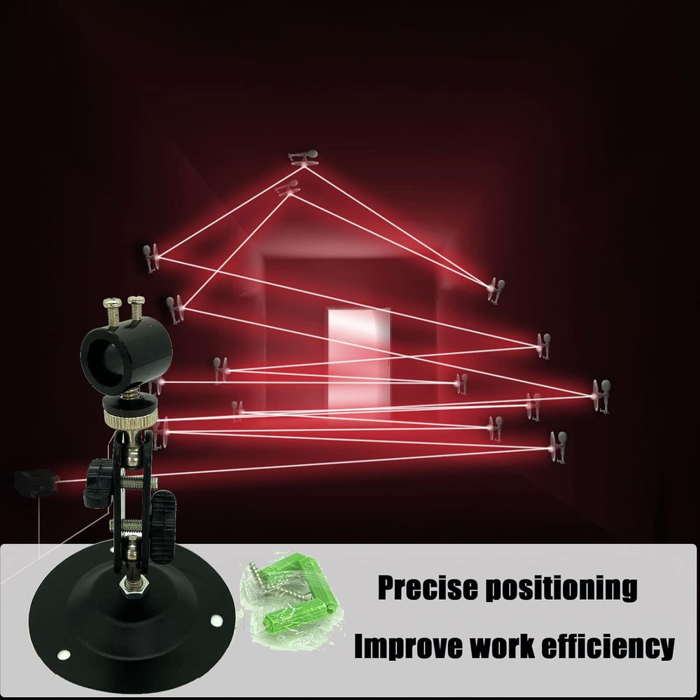 360-Degree Adjustable Laser Module Positioning Bracket, 12mm (1 Pack)