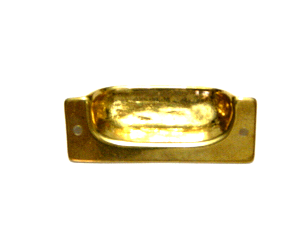 Bin Drawer Pull Cast Brass Cup Cabinet Chest