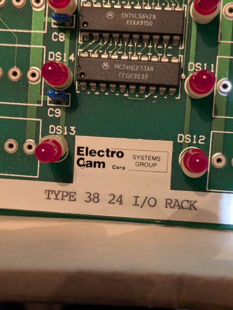 Electro Cam Type 38 24 I/O Rack