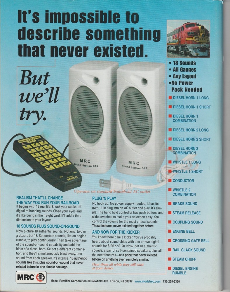 MODEL RAILROADER DECEMBER 2000 Magazine - BACK ISSUE