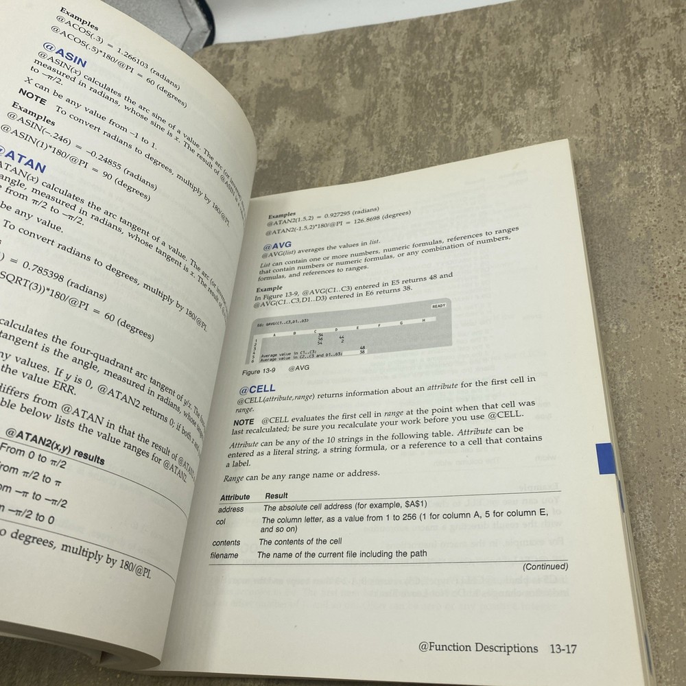 IBM LOTUS 123 RELEASE 2.2/ Reference—Manual Only