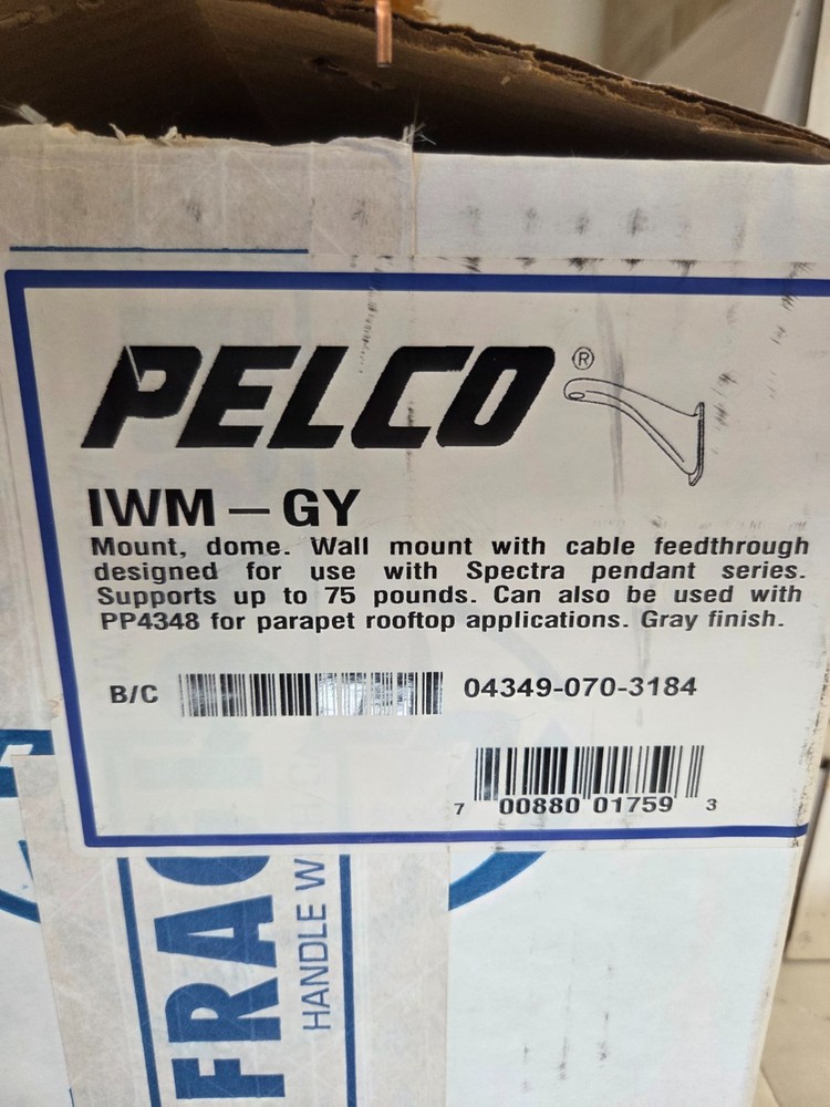 PELCO IWM-GY Security Camera Wall Mount Gray - Open Box