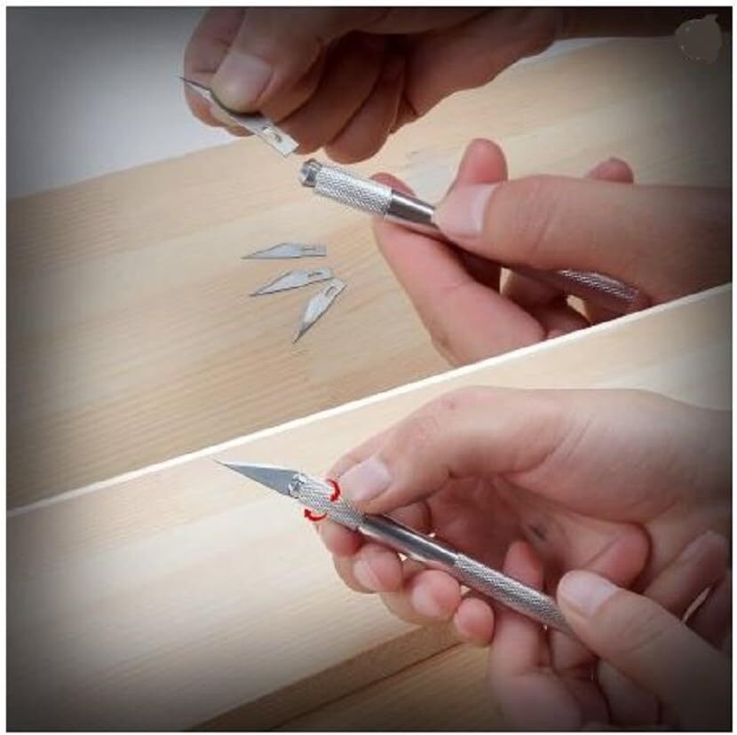 Hyper Tough 9-Piece Cutting Tool Set Great For DIY, Hobby, Crafting & More