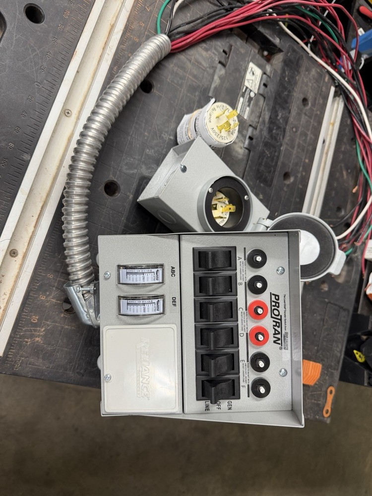 Reliance Controls ProTran 31406C Manual Transfer Switch 20A