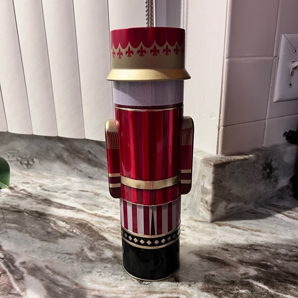 Festive Christmas Nutcracker Tin