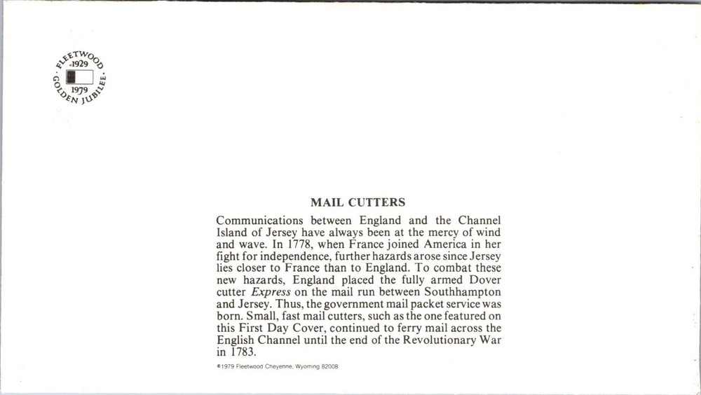 Jersey 1978 FDC - Mail Cutters - J8837