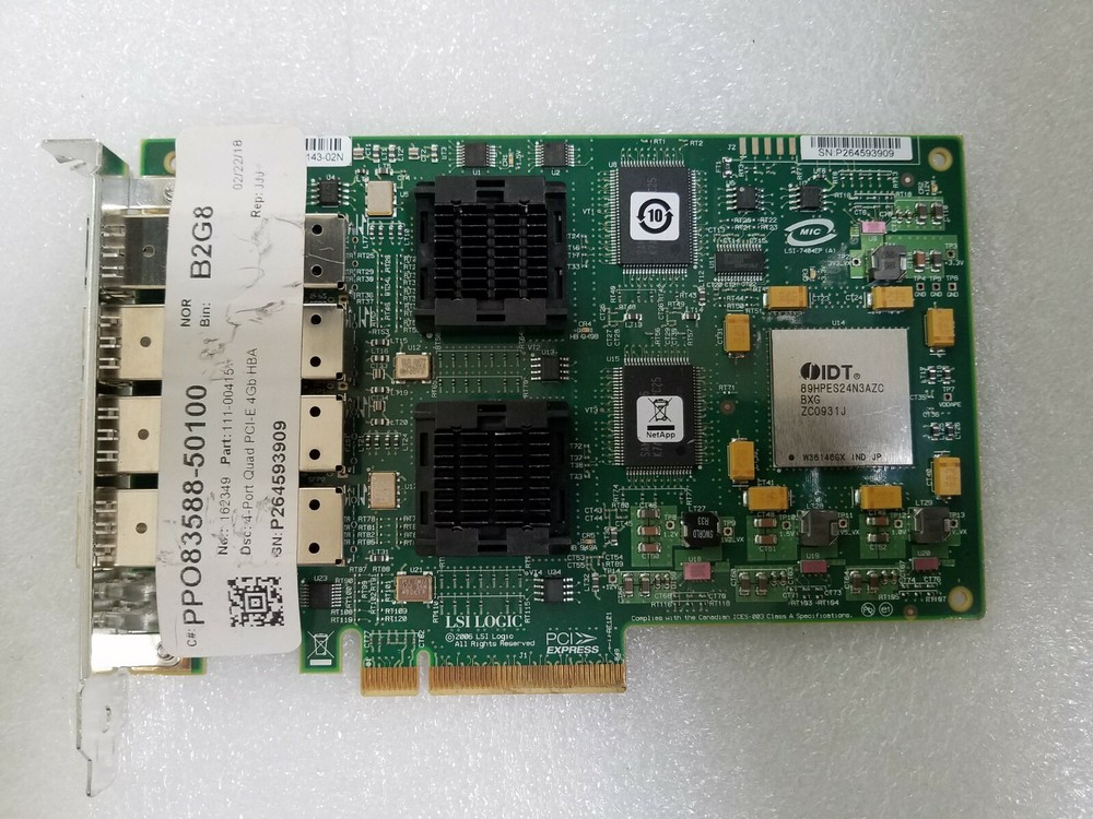 LSI Logic LSI7404EP-LC 4Gbp/s 4-Channel Controller Host PCIe