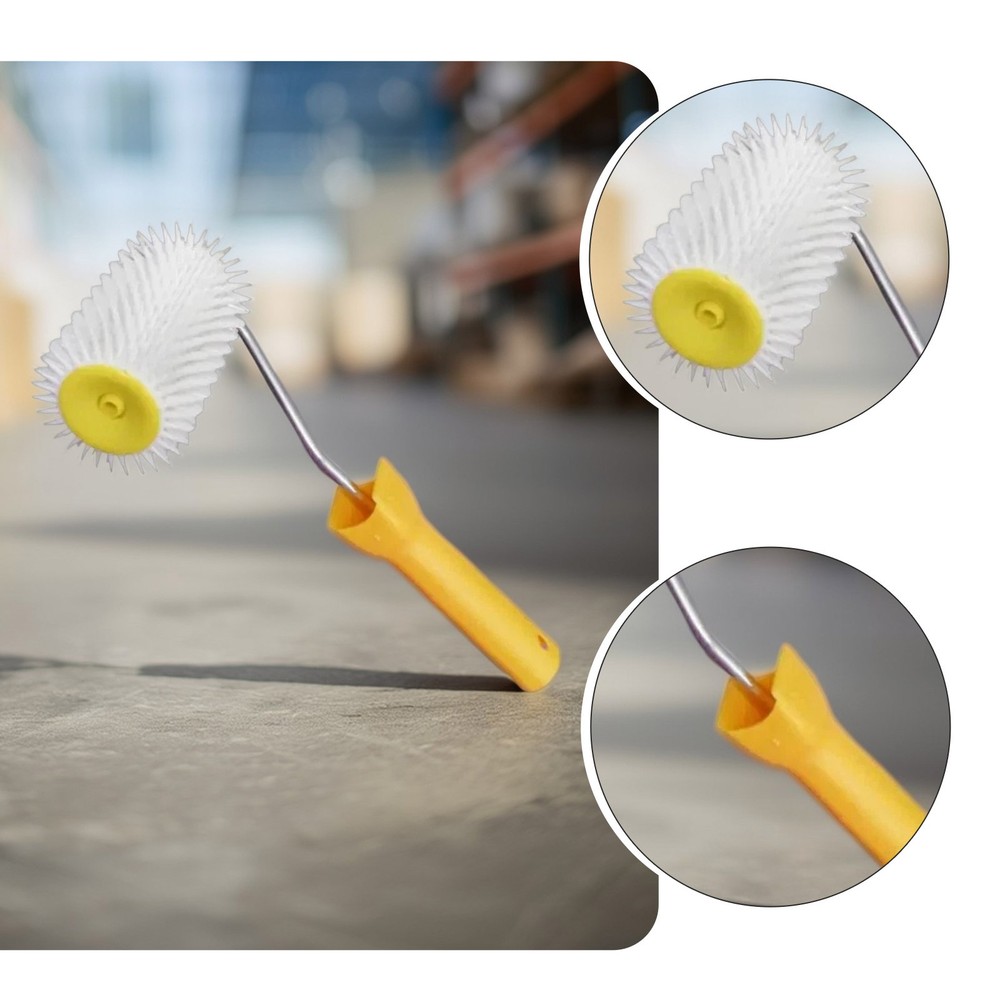 Self Leveling Cement Spike Roller Epoxy Roller Flooring Tools Remove Bubbles