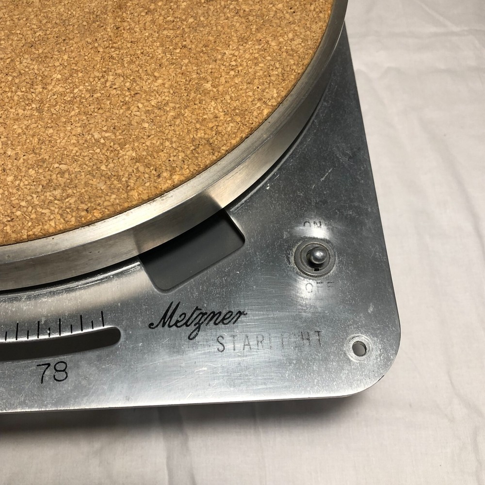 Metzner Starlight C-5B Turntable Record Player Motor Works
