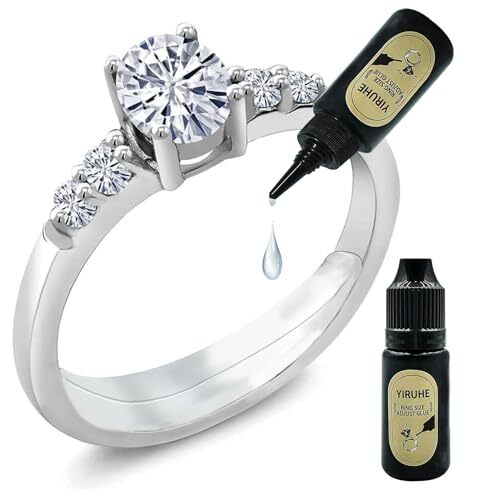 Innovative Ring Size Adjuster Adhesive with UV Light- Adjusts Any Ring Size,