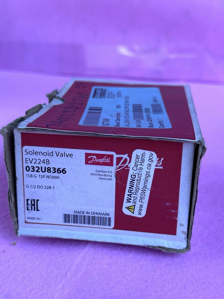Danfoss - 032U8366 VALVE EV224B 15B G 12F NO000