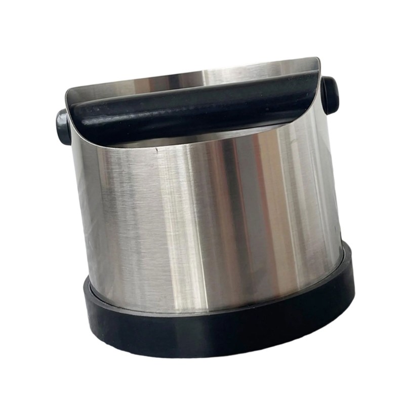 Coffee Grounds Container Nonslip Base Coffee Knocks Box for Kitchen or Cafes Use