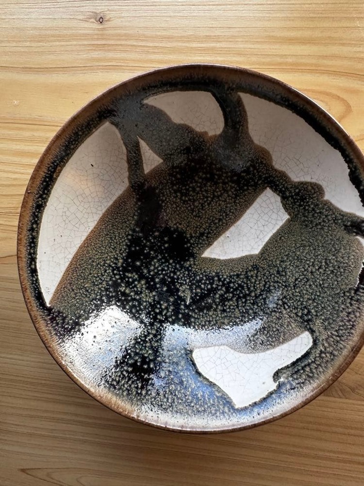 Tea Utensils Wave pattern ceramic