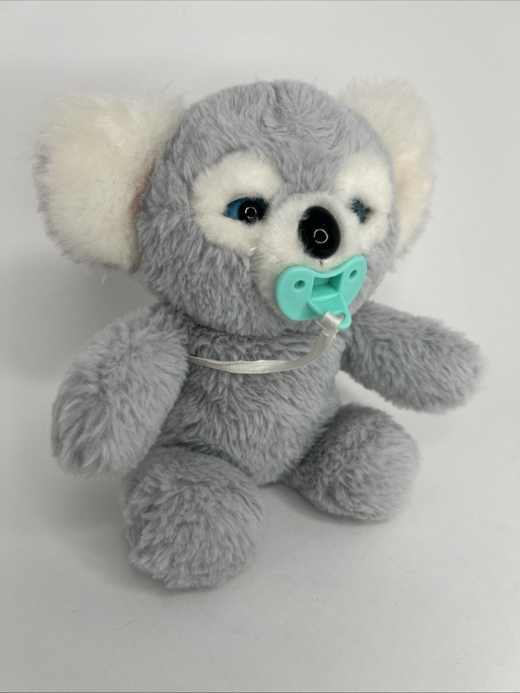 Little Live Pets Cozy Dozy KIP Koala Bear Interactive Pacifier Gray/White Plush