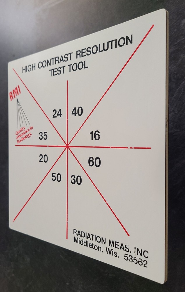 RMI High Contrast Resolution Test Tool - 141