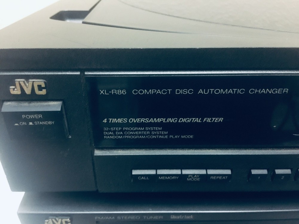 Vintage JVC XL - R86BK Compact Disc Automatic Changer Tuner Processor Receiver