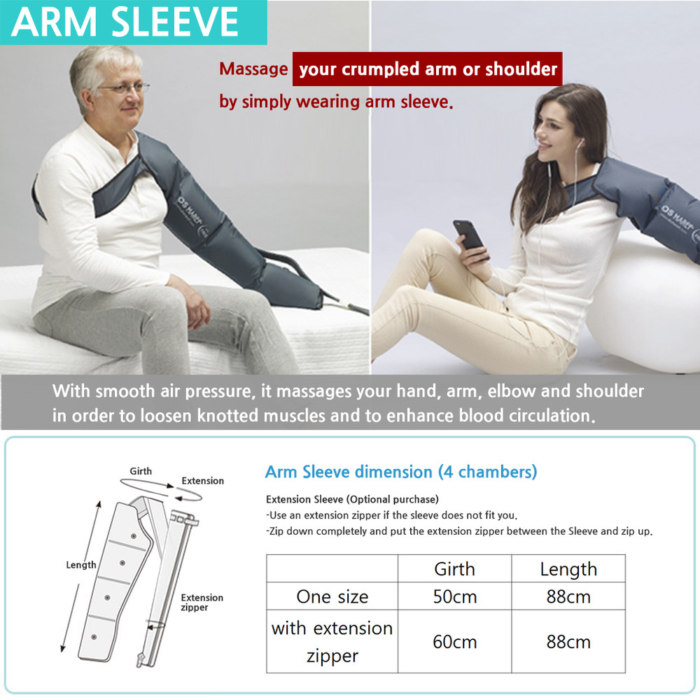 [DOCTOR LIFE] SP-1000 Sequential Air Compression Arm Massager for circulation