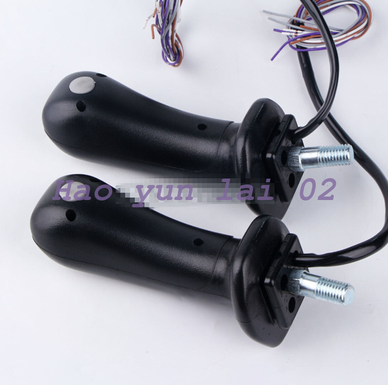 1 Pair Fits EXCAVATOR Joystick Handle 4 BUTTONS
