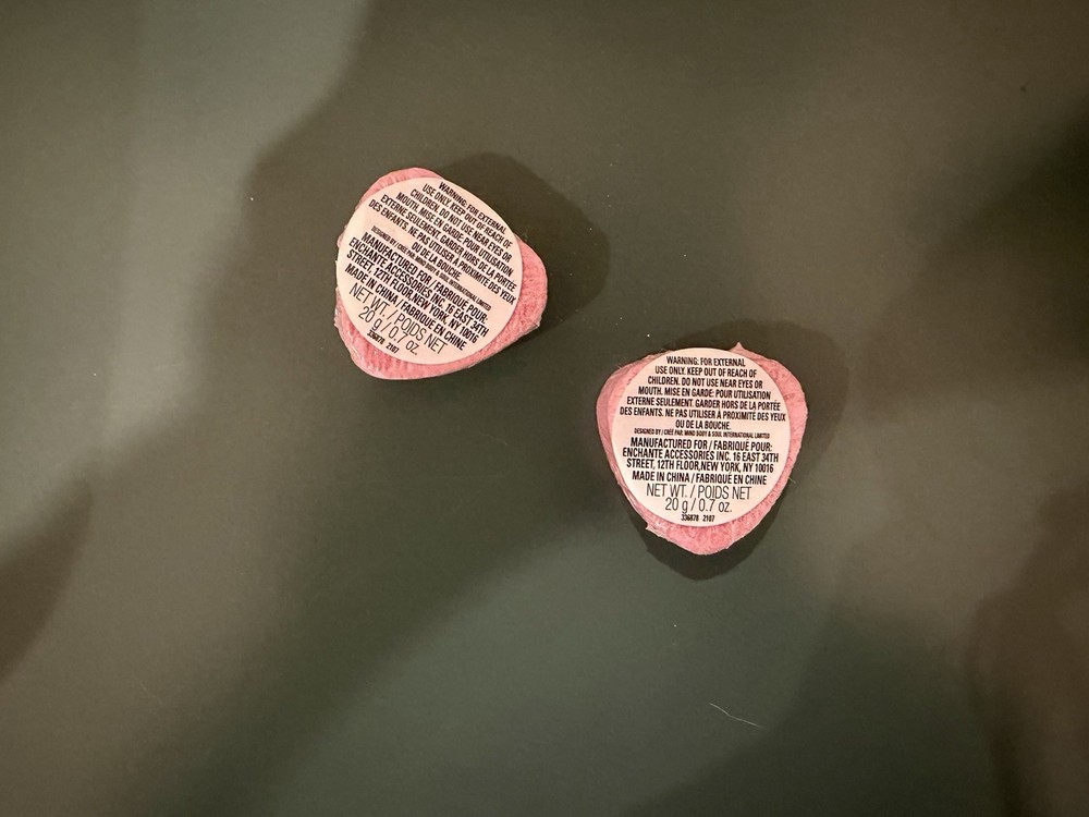 Heart Shaped Bath Bombs