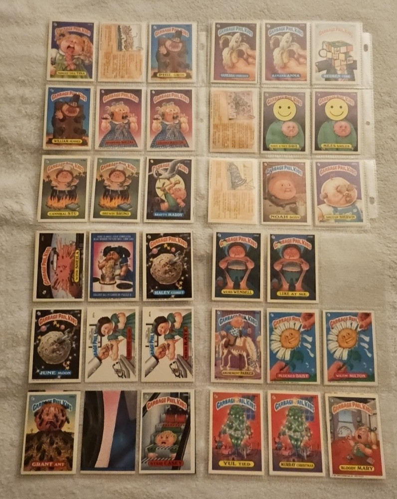 GPK Lot Series 3-9 Including CGC Graded Errors