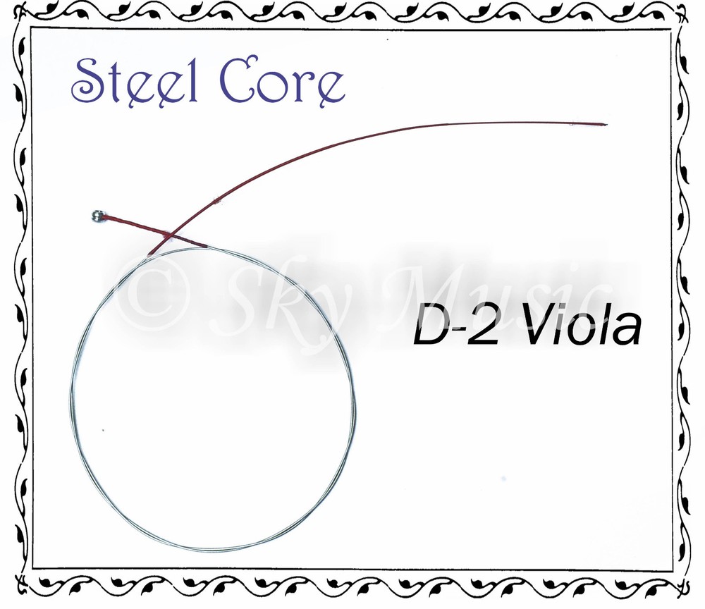 Superior Steel Core Viola Replacement Strings (Set) in 13" Size
