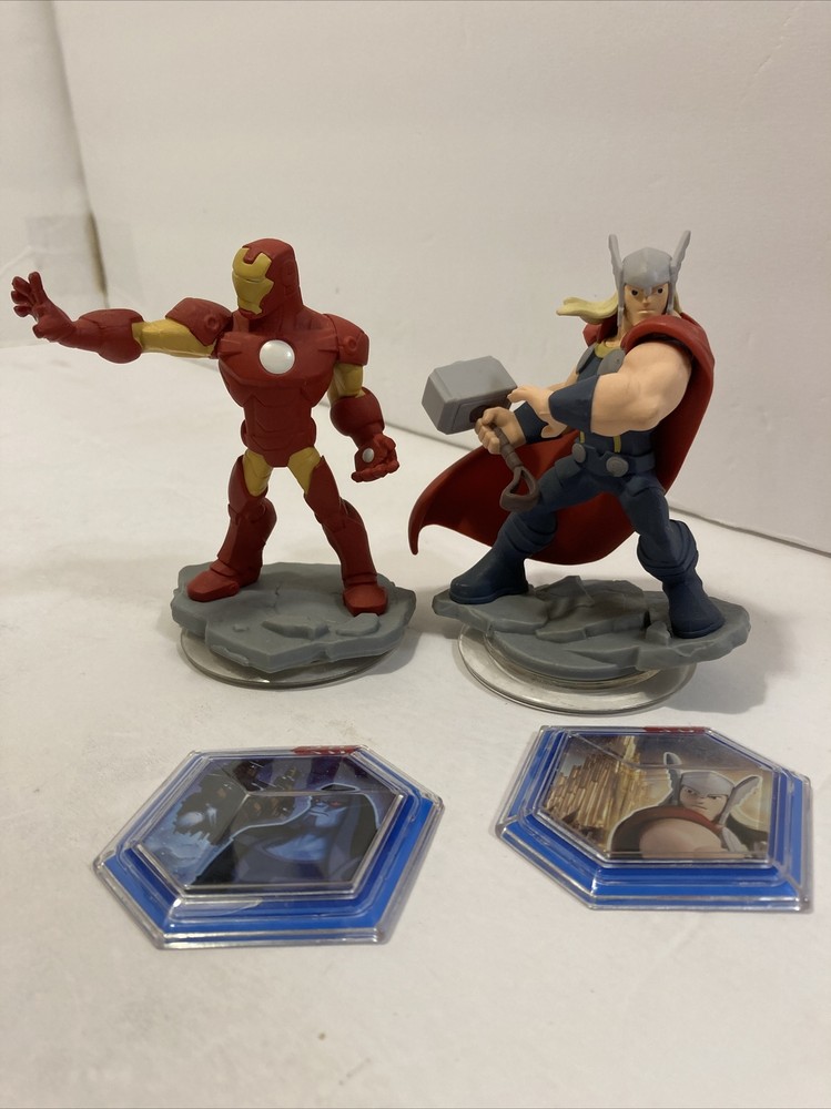 disney infinity marvel 2.0 iron man thor & power discs