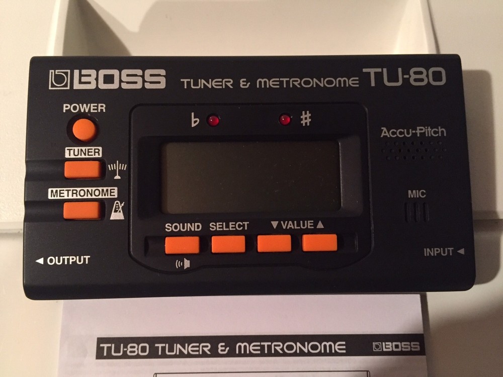 Boss-Tuner-Metronome TU 80