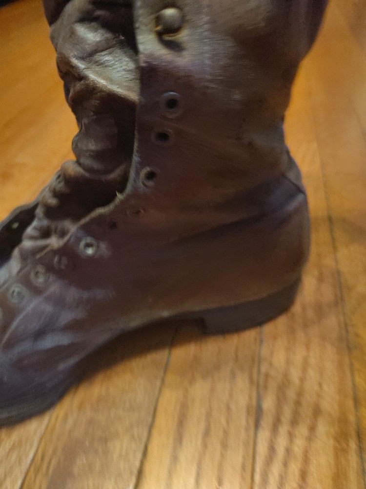 WW2 WWII Knee High Leather Army Boots