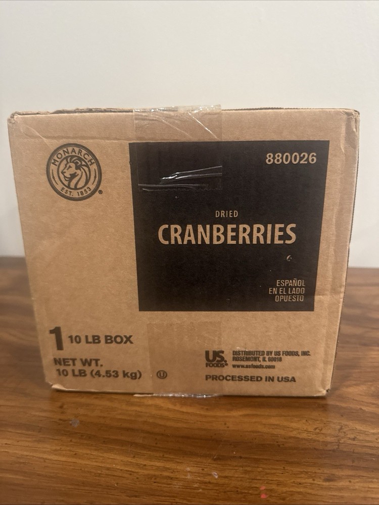 Dried Cranberries 10 Lb