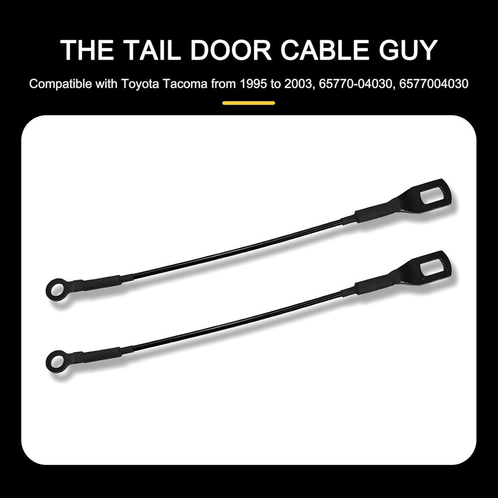 2 PCS Tailgate Cargo Box Pull Cable, 405mm/15.94In Metal Tailgate Pull Cable, Au