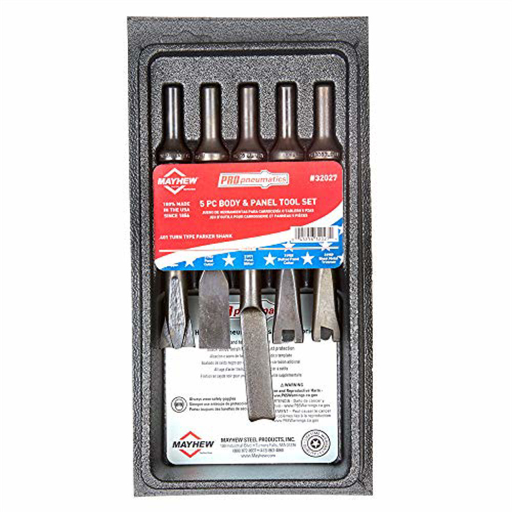 Mayhew Tools 32027 Pneumatic Body & Panel Set 5-Piece