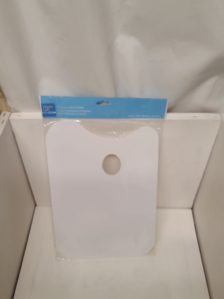 Artist's Loft Rectangular Plastic Palette 14.5 in x 10 in White New in Package